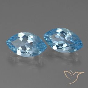 Achetez naturel 8,06ct bleue topaze gems, marquise, en provenance brésil chez gemselect. en stock, livraison internationale!