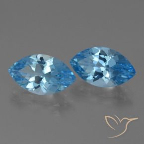 Shop natural 8.14ct Bleu Suisse Topaze gems, Marquise, from Brésil at GemSelect. In stock, global shipping!