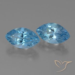 Shop natural 8.67ct Bleu ciel Topaze gems, Marquise, from Brésil at GemSelect. In stock, global shipping!