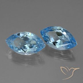 Shop natural 8.11ct Bleu ciel Topaze gems, Marquise, from Brésil at GemSelect. In stock, global shipping!