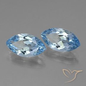 Shop natural 7.94ct Bleu Suisse Topaze gems, Marquise, from Brésil at GemSelect. In stock, global shipping!