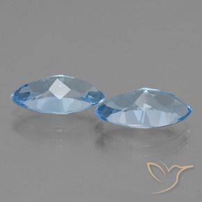 Shop natural 7.94ct Bleu Suisse Topaze gems, Marquise, from Brésil at GemSelect. In stock, global shipping!