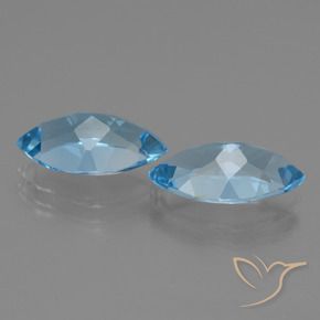 Shop natural 8.22ct Bleu Suisse Topaze gems, Marquise, from Brésil at GemSelect. In stock, global shipping!