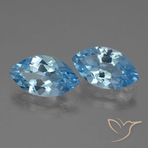 Shop natural 7.63ct Bleu ciel Topaze gems, Marquise, from Brésil at GemSelect. In stock, global shipping!