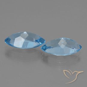 Shop natural 8.25ct Bleu Suisse Topaze gems, Marquise, from Brésil at GemSelect. In stock, global shipping!