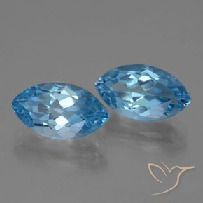 Shop natural 9.50ct Bleu ciel Topaze gems, Marquise, from Brésil at GemSelect. In stock, global shipping!