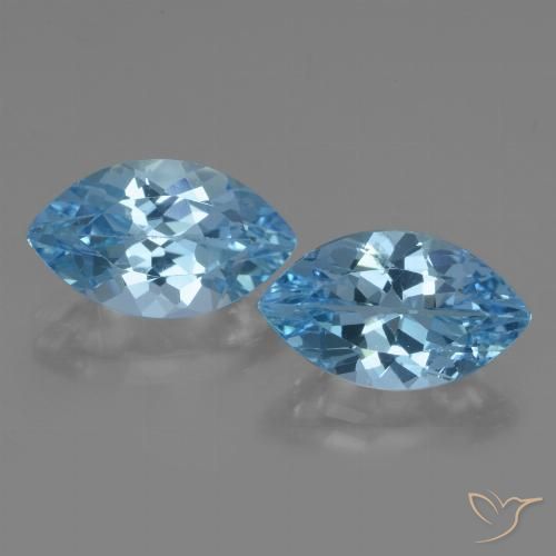 Shop natural 8.42ct Bleu Suisse Topaze gems, Marquise, from Brésil at GemSelect. In stock, global shipping!