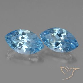 Shop natural 8.42ct Bleu Suisse Topaze gems, Marquise, from Brésil at GemSelect. In stock, global shipping!