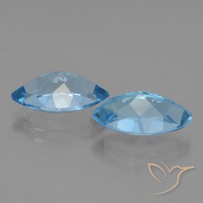 Shop natural 8.58ct Bleu Suisse Topaze gems, Marquise, from Brésil at GemSelect. In stock, global shipping!