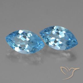 Shop natural 8.02ct Bleu Suisse Topaze gems, Marquise, from Brésil at GemSelect. In stock, global shipping!
