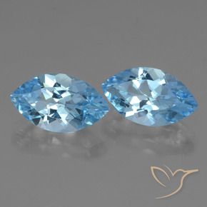 Shop natural 8.10ct Bleu ciel Topaze gems, Marquise, from Brésil at GemSelect. In stock, global shipping!