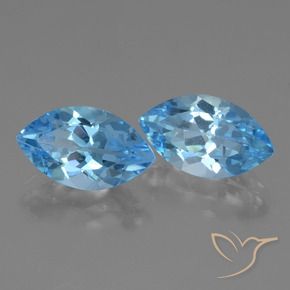 Shop natural 8.23ct Bleu Suisse Topaze gems, Marquise, from Brésil at GemSelect. In stock, global shipping!