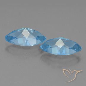 Shop natural 8.36ct Bleu Suisse Topaze gems, Marquise, from Brésil at GemSelect. In stock, global shipping!