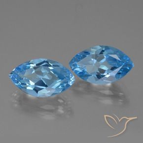 Shop natural 8.43ct Bleu Suisse Topaze gems, Marquise, from Brésil at GemSelect. In stock, global shipping!