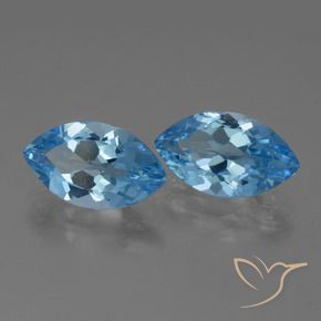 Shop natural 7.88ct Bleu Suisse Topaze gems, Marquise, from Brésil at GemSelect. In stock, global shipping!