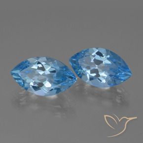 Shop natural 8.21ct Bleu Suisse Topaze gems, Marquise, from Brésil at GemSelect. In stock, global shipping!