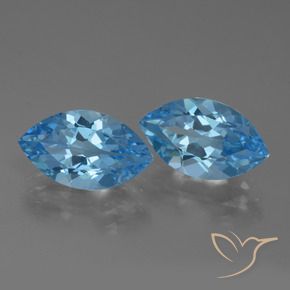 Shop natural 8.33ct Bleu Suisse Topaze gems, Marquise, from Brésil at GemSelect. In stock, global shipping!