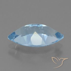 Topaze Bleu ciel naturelle Marquise, 4.11 ct, VVS-VS