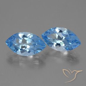 Shop natural 8.12ct Bleu Suisse Topaze gems, Marquise, from Brésil at GemSelect. In stock, global shipping!