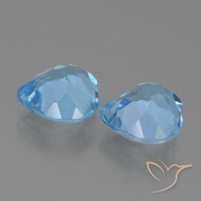 Shop natural 5.66ct Bleu ciel Topaze gems, Cœur, from Brésil at GemSelect. In stock, global shipping!
