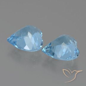 Shop natural 5.86ct Bleu Suisse Topaze gems, Cœur, from Brésil at GemSelect. In stock, global shipping!