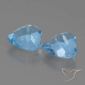 Shop natural 5.80ct Bleu ciel Topaze gems, Cœur, from Brésil at GemSelect. In stock, global shipping!