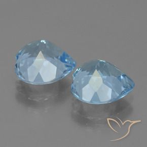 Shop natural 6.41ct Bleu ciel Topaze gems, Cœur, from Brésil at GemSelect. In stock, global shipping!