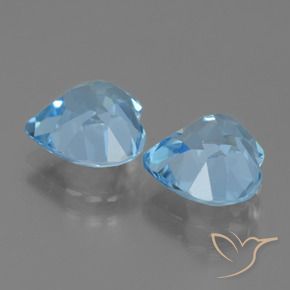 Shop natural 6.29ct Bleu ciel Topaze gems, Cœur, from Brésil at GemSelect. In stock, global shipping!