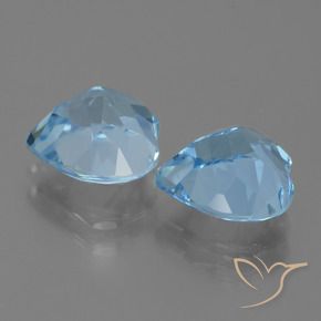 Shop natural 6.69ct Bleu ciel Topaze gems, Cœur, from Brésil at GemSelect. In stock, global shipping!