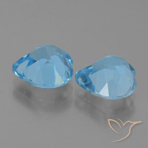 Shop natural 5.95ct Bleu ciel Topaze gems, Cœur, from Brésil at GemSelect. In stock, global shipping!