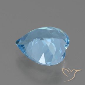 Topaze Bleu ciel naturelle Cœur, 2.73 ct, VVS