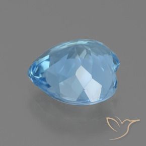 Topaze Bleu ciel naturelle Cœur, 2.76 ct, VVS