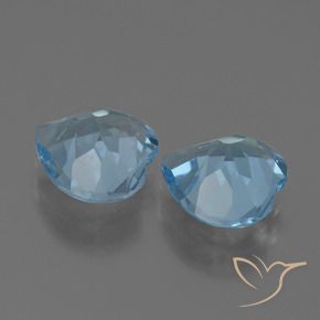 Shop natural 5.36ct Bleu ciel Topaze gems, Cœur, from Brésil at GemSelect. In stock, global shipping!