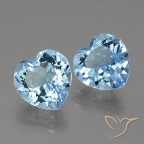 Shop natural 6.37ct Bleu Suisse Topaze gems, Cœur, from Brésil at GemSelect. In stock, global shipping!