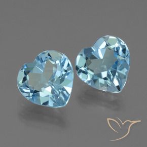 Shop natural 5.36ct Bleu Suisse Topaze gems, Cœur, from Brésil at GemSelect. In stock, global shipping!