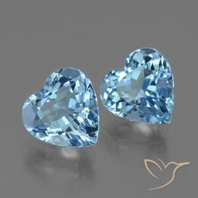 Shop natural 6.13ct Bleu Suisse Topaze gems, Cœur, from Brésil at GemSelect. In stock, global shipping!