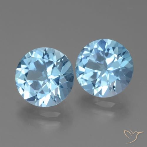 Shop natural 6.35ct Bleu Suisse Topaze gems, Tour, from Brésil at GemSelect. In stock, global shipping!
