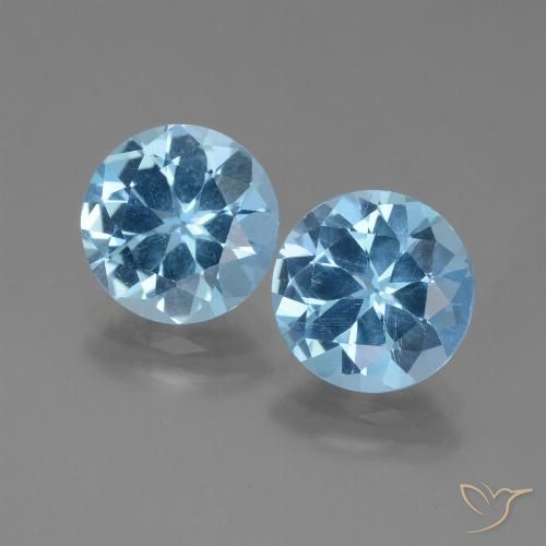 Shop natural 6.20ct Bleu Suisse Topaze gems, Tour, from Brésil at GemSelect. In stock, global shipping!