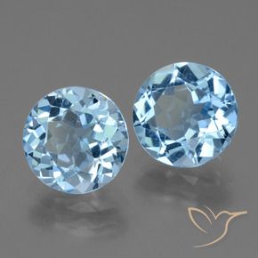Shop natural 6.40ct Bleu ciel Topaze gems, Tour, from Brésil at GemSelect. In stock, global shipping!