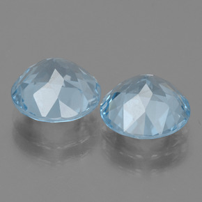 Achetez naturel 6.62ct Bleu ciel Topaze gems, Coupe roude, En provenance Brésil chez GemSelect. En stock, livraison internationale!
