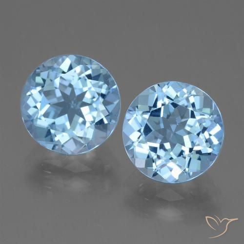 Shop natural 6.70ct Bleu Suisse Topaze gems, Tour, from Brésil at GemSelect. In stock, global shipping!