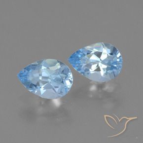 Shop natural 1.61ct Bleu ciel Topaze gems, En forme de poire, from Brésil at GemSelect. In stock, global shipping!