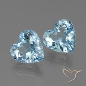 Shop natural 5.51ct Bleu ciel Topaze gems, Cœur, from Brésil at GemSelect. In stock, global shipping!