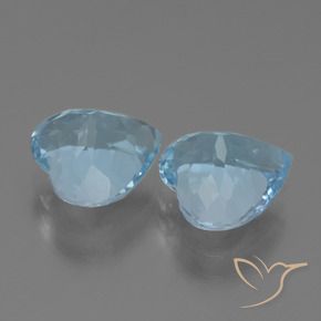Shop natural 6.32ct Bleu ciel Topaze gems, Cœur, from Brésil at GemSelect. In stock, global shipping!