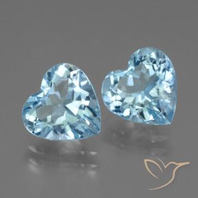 Shop natural 5.69ct Bleu Suisse Topaze gems, Cœur, from Brésil at GemSelect. In stock, global shipping!