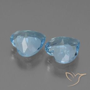 Shop natural 5.69ct Bleu Suisse Topaze gems, Cœur, from Brésil at GemSelect. In stock, global shipping!