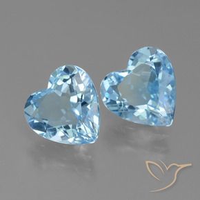 Shop natural 5.58ct Bleu Suisse Topaze gems, Cœur, from Brésil at GemSelect. In stock, global shipping!