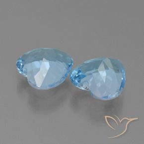 Shop natural 5.58ct Bleu Suisse Topaze gems, Cœur, from Brésil at GemSelect. In stock, global shipping!