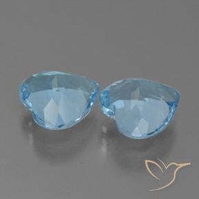 Shop natural 6.10ct Bleu Suisse Topaze gems, Cœur, from Brésil at GemSelect. In stock, global shipping!