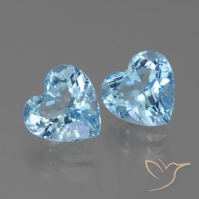 Shop natural 5.87ct Bleu Suisse Topaze gems, Cœur, from Brésil at GemSelect. In stock, global shipping!